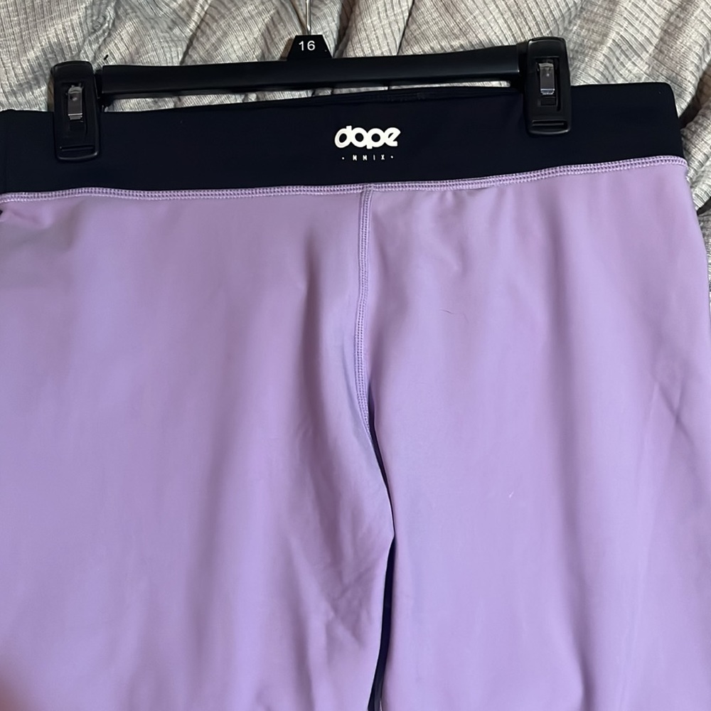 Dope Snow Purple Leggings - Never worn (Bin 1)